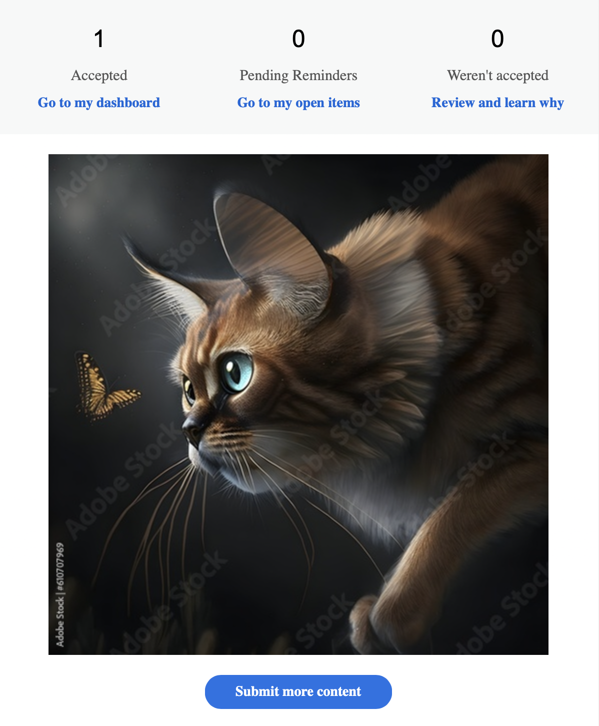 AI images on Adobe Stock